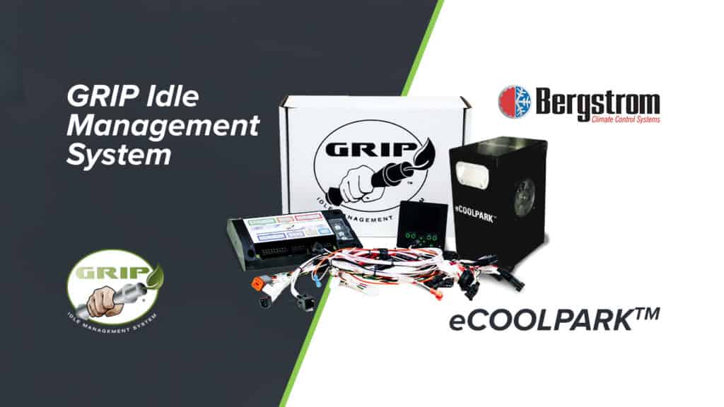 We've Partnered with Bergstrom to Provide Innovative Engine-Off Air Condition Solutions to Fleets 1 grip bergstrom partnership